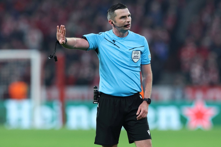 英超第4轮裁判安排：迈克尔·奥利弗主裁曼市德比焦点战